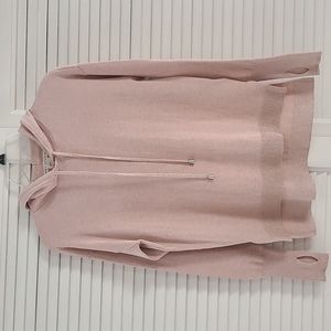 Max Studio Sweater Pullover with Hood. Size XS.  Pink